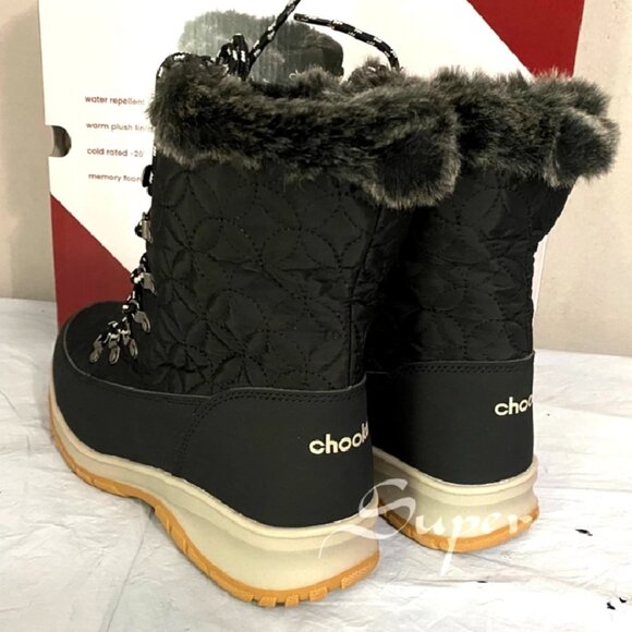 NEW Chooka Women's Belltown Mid Faux Fur Insulated Winter Snow Boots - Picture 5 of 7